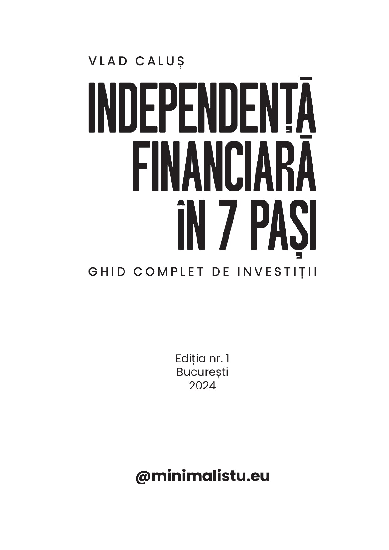 [eBook] Independenta Financiara in 7 pași